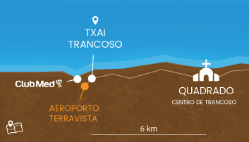 mapa de trancoso BAhia como chegar